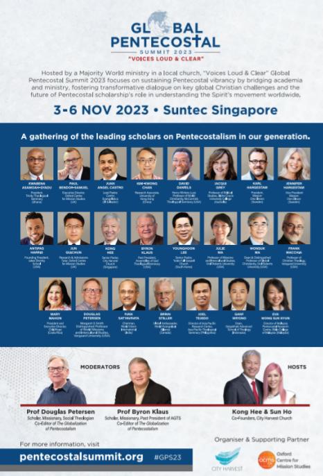 Read more about the article Global Pentecostal Summit 2023 (3-6 Nov)