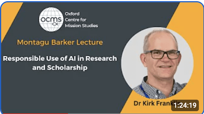 Kirk Franklin AI Lecture thumbnail