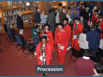 Processing out of the OCMS Hall