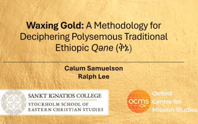 Ralph Lee and Calum Samuelson present at the Scritura Readers Group